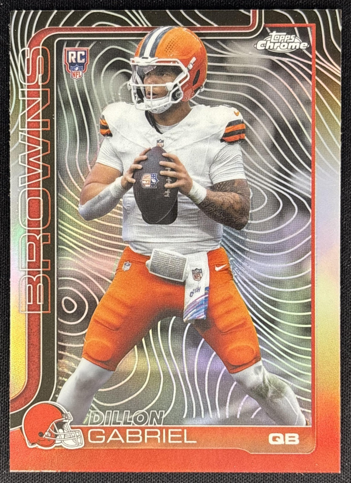 Dillon Gabriel 2025 Topps Chrome Rookie Etch Variation Browns Default Title Sports Trading Cards