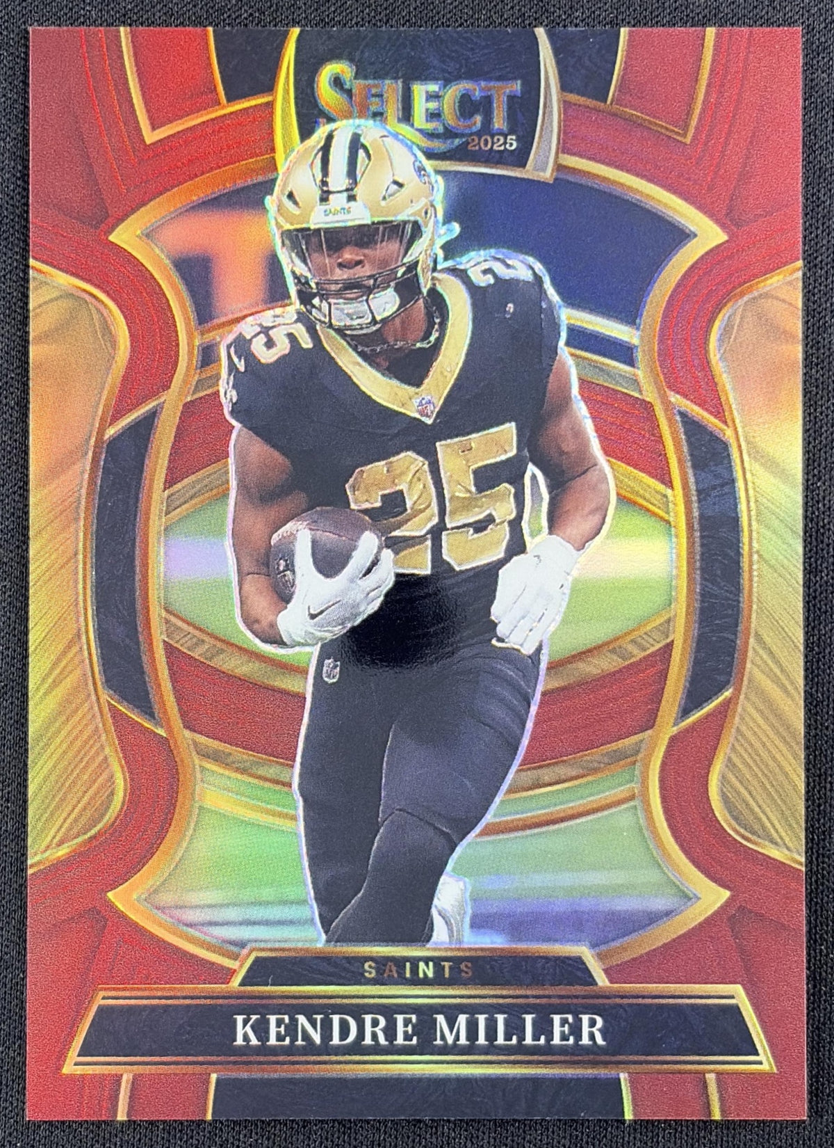 Kendre Miller 2025 Panini Select Concourse Maroon Prizm /149 Saints