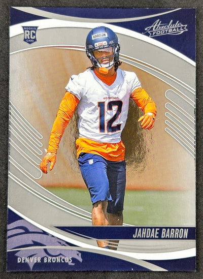 Jahdae Barron Absolute Rookie Denver Broncos Sports Trading Cards