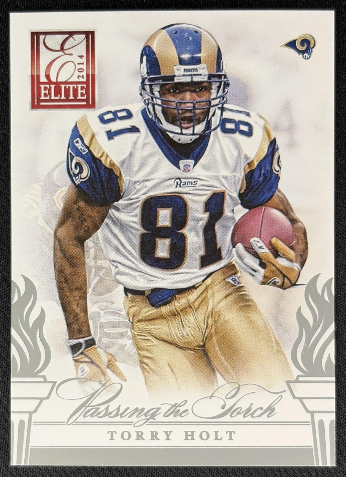 Tavon Austin Torry Holt 2014 Panini Elite Passing the Torch Silver Rams - Front