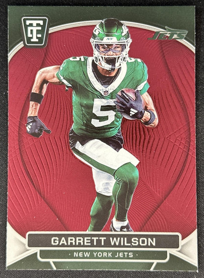 Garrett Wilson 2024 Panini Certified Red Jets front