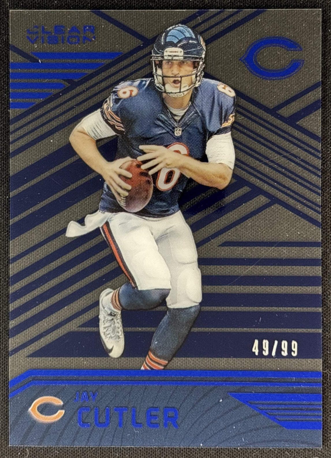 Jay Cutler 2016 Panini Clear Vision Blue /99 Bears
