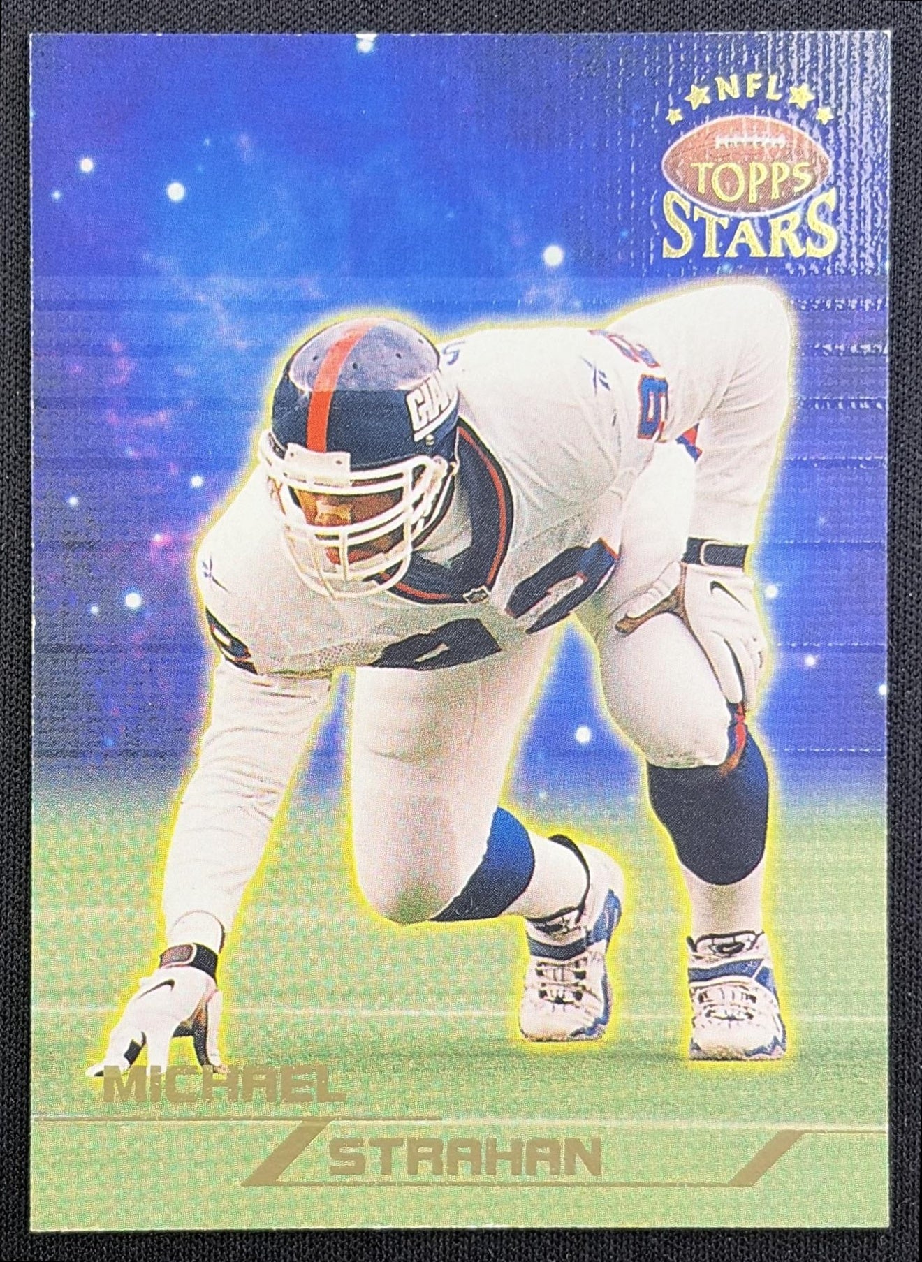 Michael Strahan 1998 Topps Stars Gold Star /1999 Giants