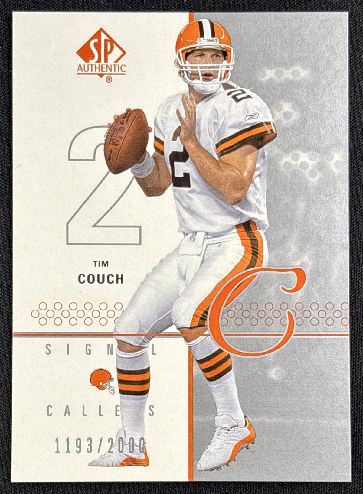 Tim Couch 2002 SP Authentic /2000 Browns