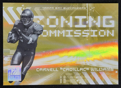 Carnell "Cadillac" Williams 2006 Donruss Elite Zoning Commission Gold /1000 Buccaneers