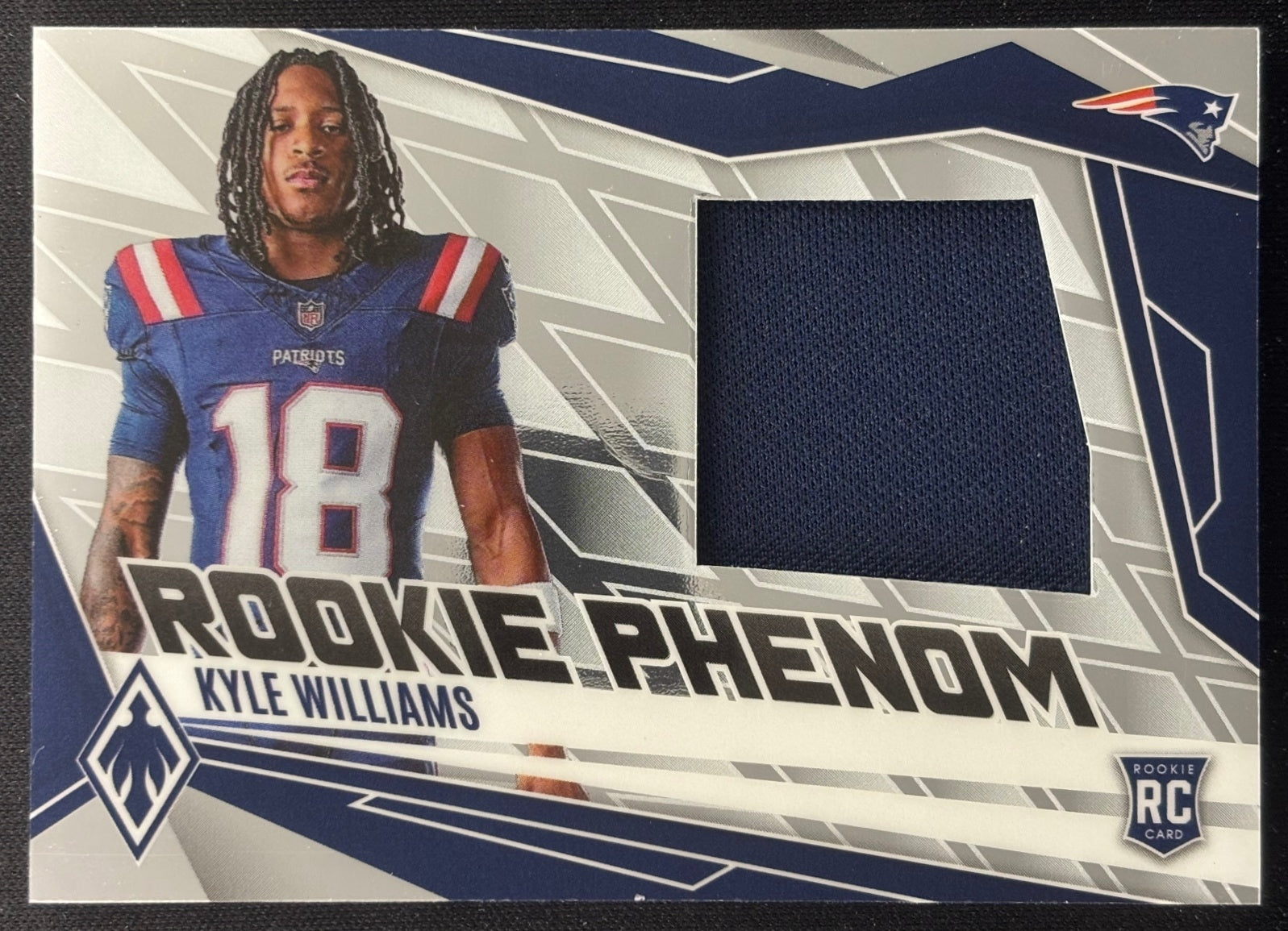 Kyle Williams 2025 Panini Phoenix Rookie Phenom Jersey /699 Patriots Default Title Sports Trading Cards