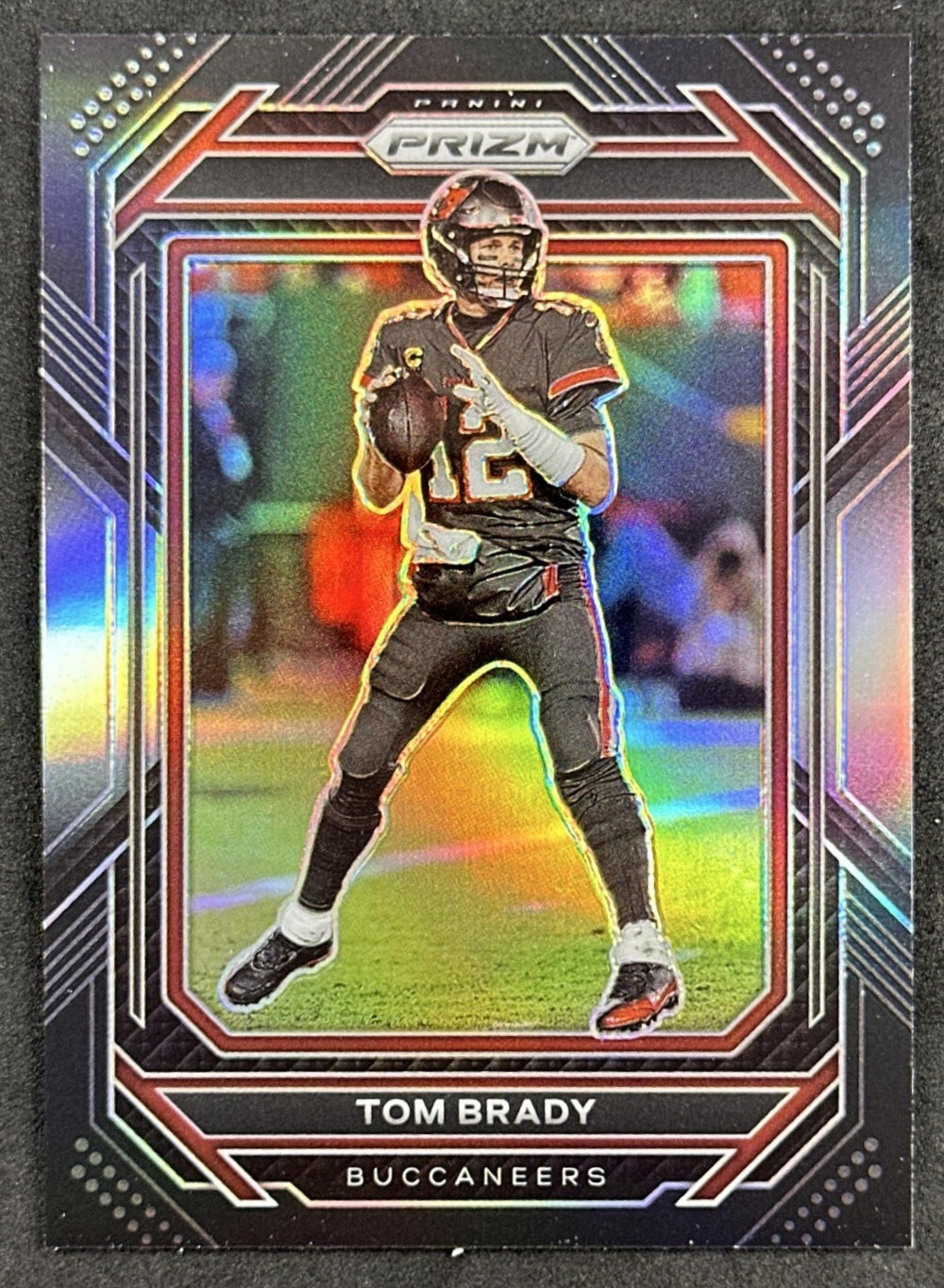 Tom Brady 2022 Panini Chronicles Prizm Black Silver Buccaneers Sports Trading Cards