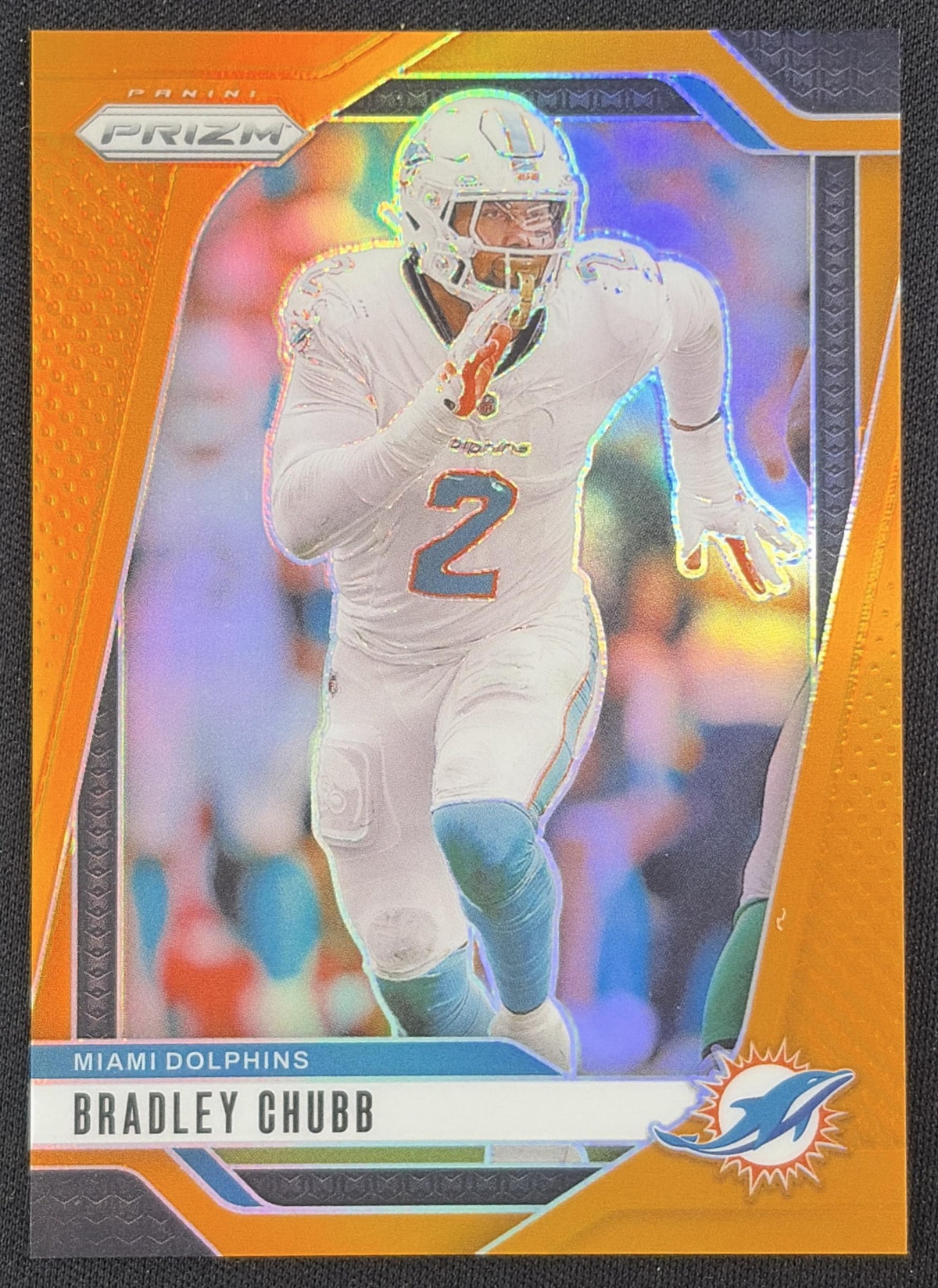 Bradley Chubb 2024 Panini Prizm Orange /249 Dolphins