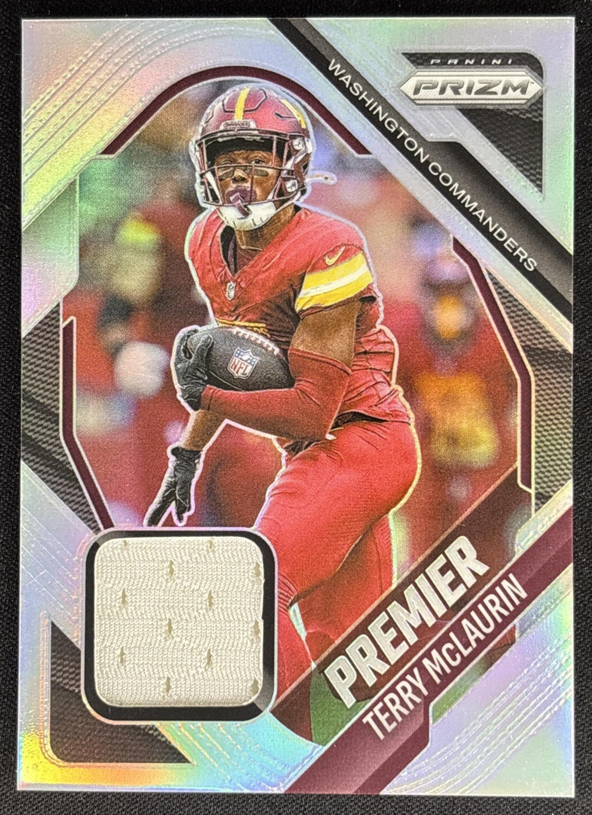 Terry McLaurin 2025 Panini Prizm Premier Jerseys Commanders