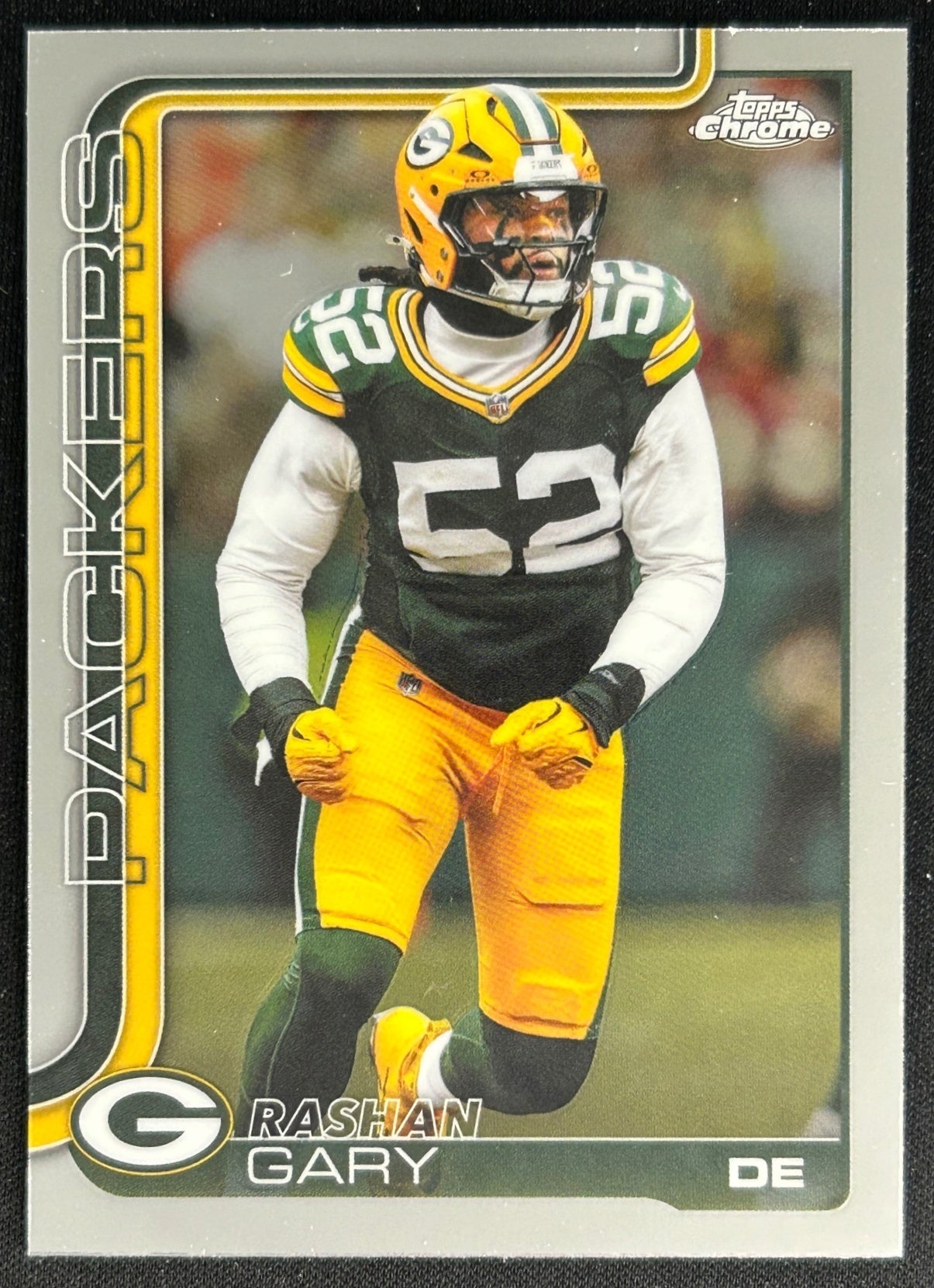 Rashan Gary 2025 Topps Chrome Packers Default Title Sports Trading Cards