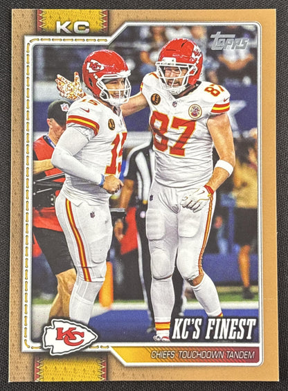 KC's Finest 2026 Topps Gold /2026 Chiefs