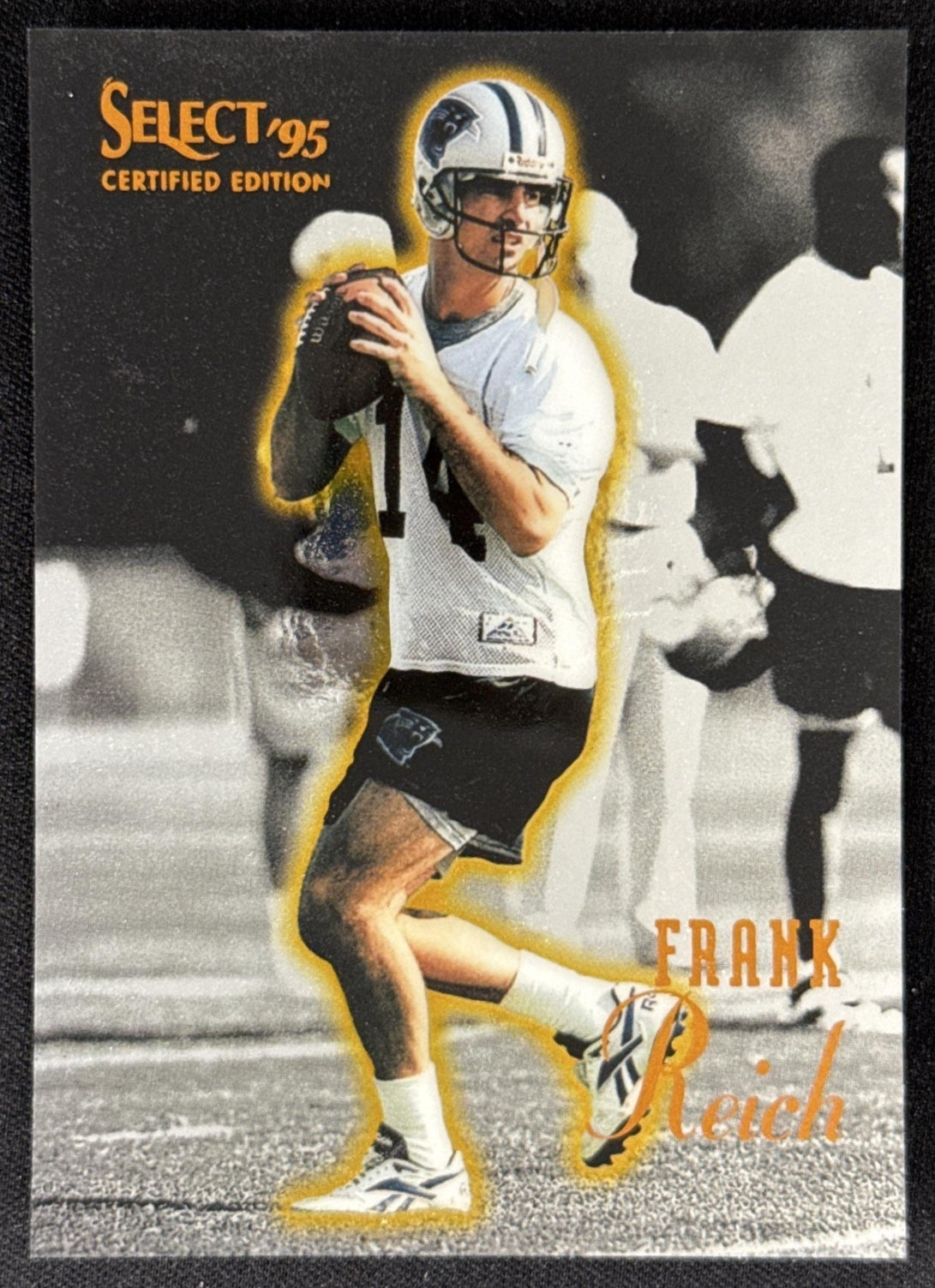 Frank Reich 1995 Pinnacle Select Certified Panthers