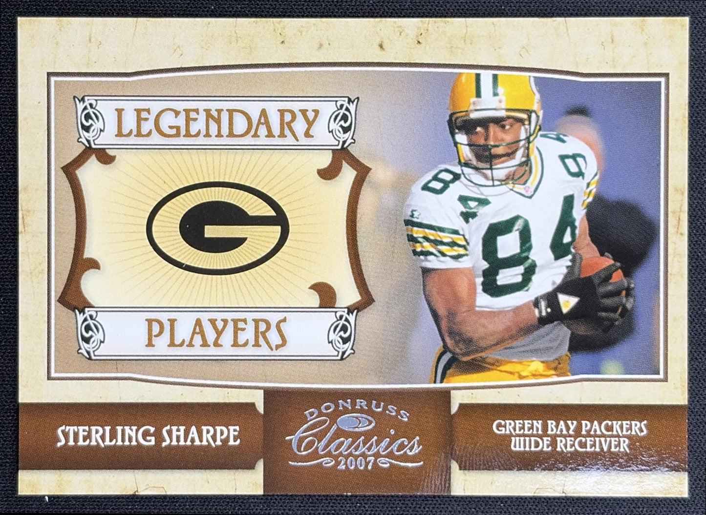 Sterling Sharpe 2007 Donruss Classics Legendary Players Silver /250 Packers