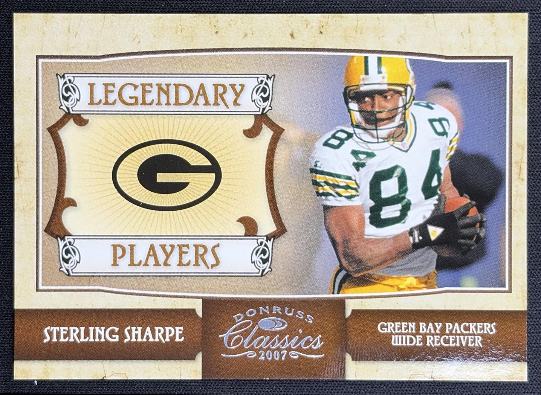 Sterling Sharpe 2007 Donruss Classics Legendary Players Silver /250 Packers