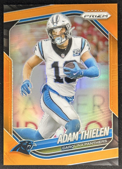 Adam Thielen 2025 Panini Prizm Orange /249 Panthers Default Title Sports Trading Cards