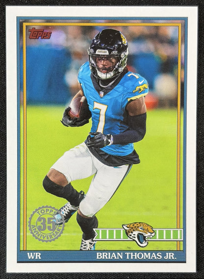 Brian Thomas Jr. 2026 Topps 1991 Jaguars front