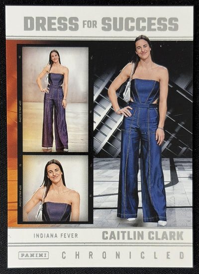 Caitlin Clark 2025 Panini Chronicled Dress For Success Fever 66 Sports Trading Card