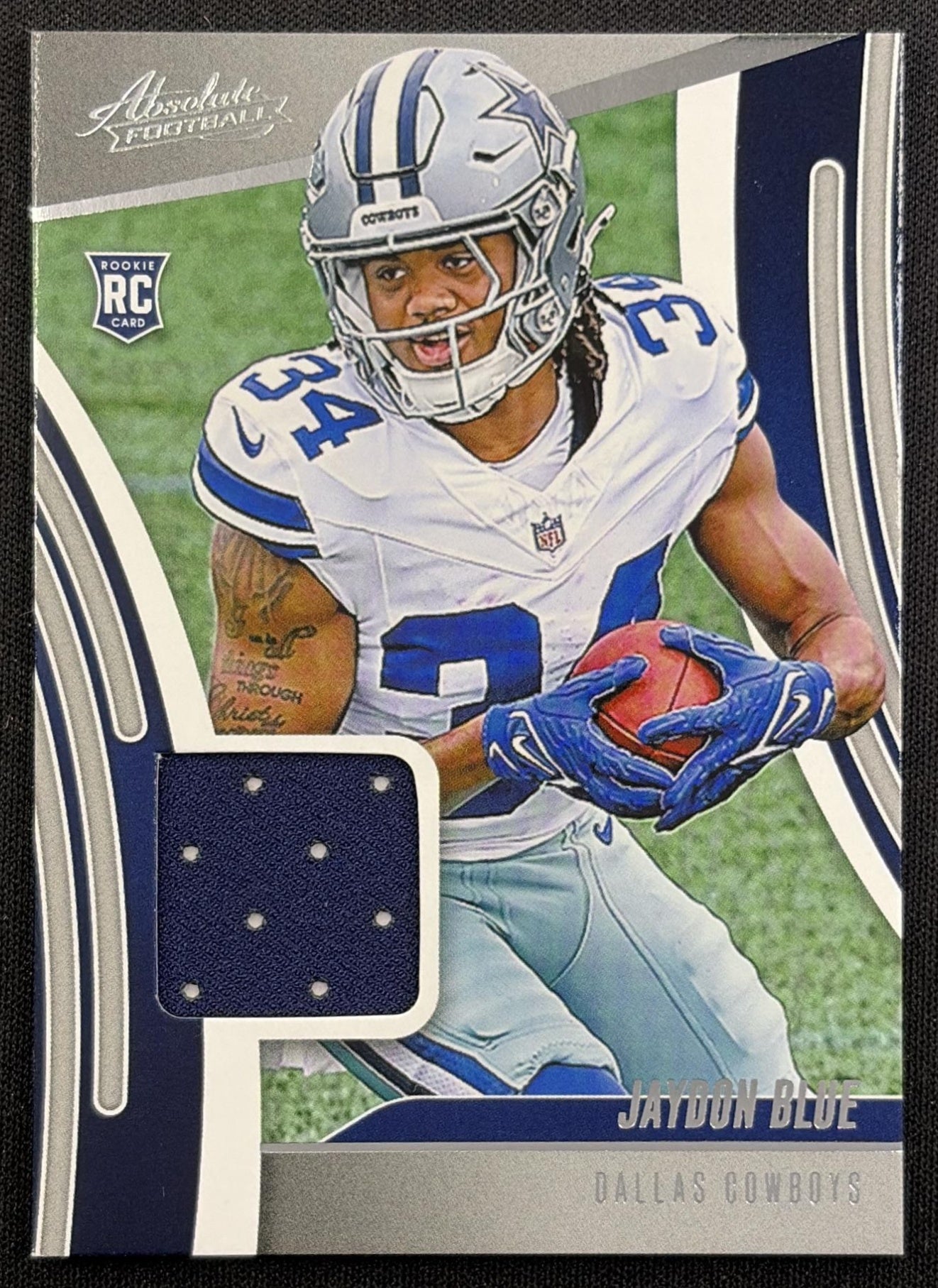 Jaydon Blue 2025 Panini Absolute Rookie Materials Cowboys