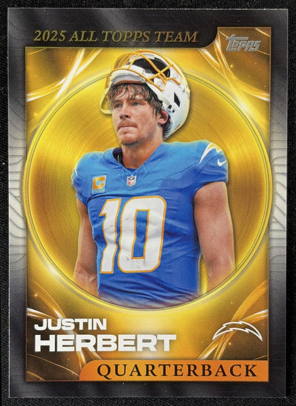 Justin Herbert 2026 Topps 2025 All-Topps Team Chargers front