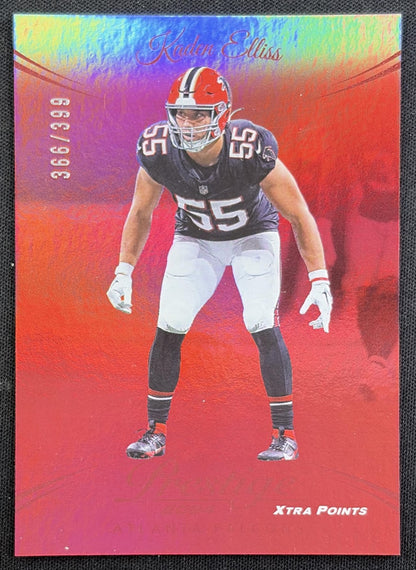 Kaden Elliss 2024 Panini Prestige Red Premium Xtra Points /399 Falcons