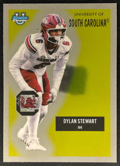 Dylan Stewart 2025 Chrome University 1955 Bowman Gamecocks Football