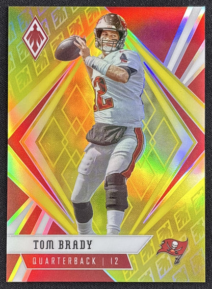 Tom Brady 2020 Panini Phoenix Yellow /75 Buccaneers