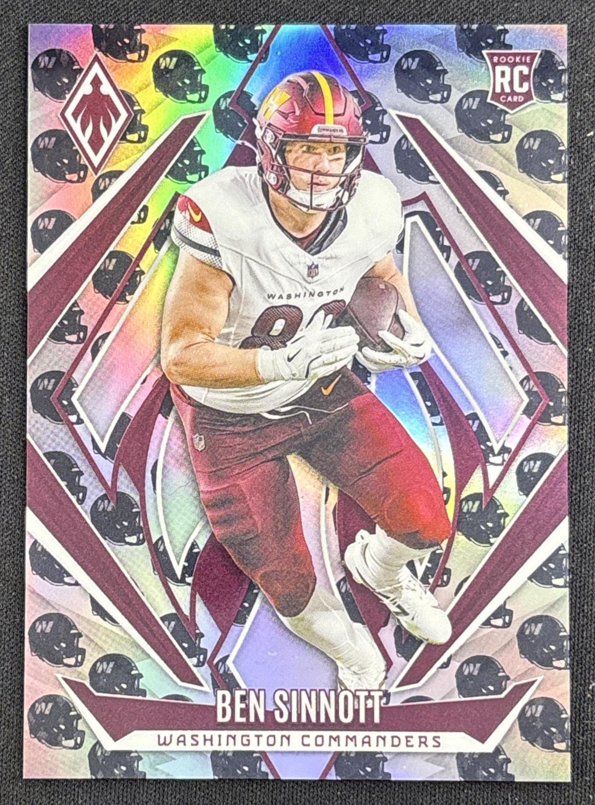 Ben Sinnott 2024 Panini Phoenix Team Helmet /399 Commanders