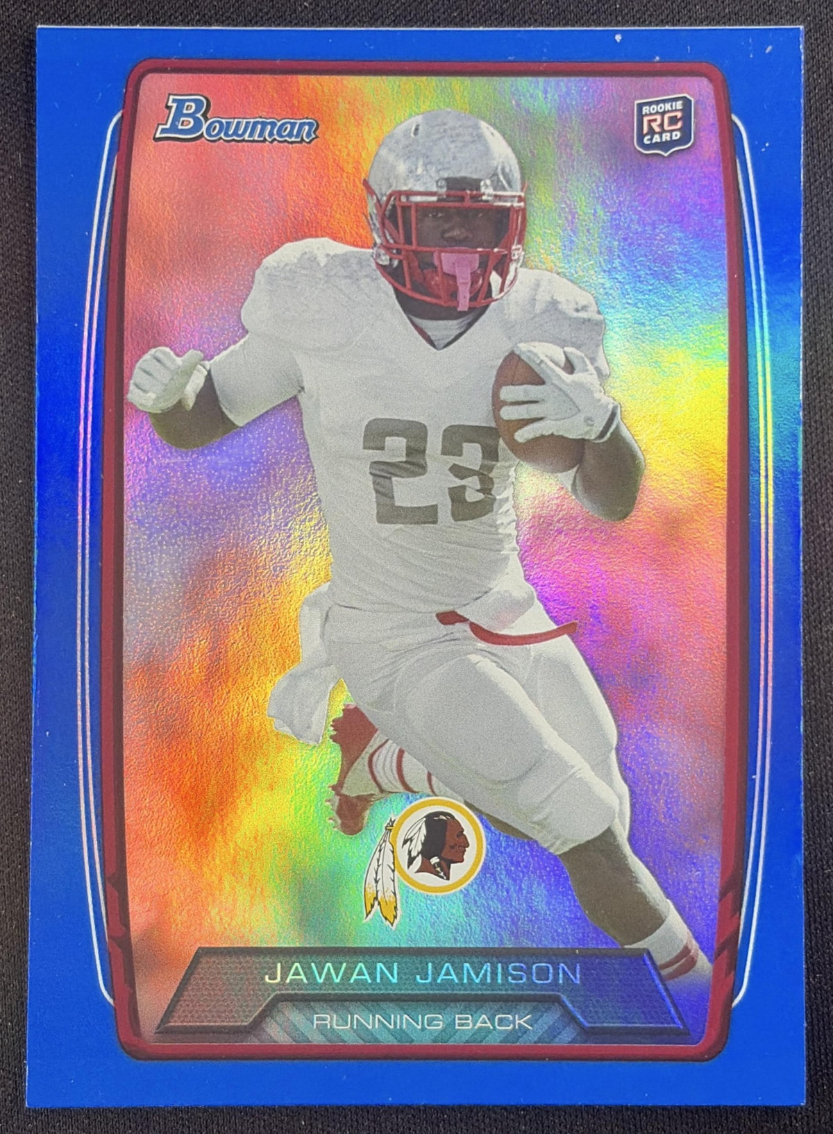 Jawan Jamison 2013 Bowman Rainbow Blue /499 Redskins Washington Redskins Sports Trading Card