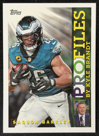 Saquon Barkley 2026 Topps Profiles Eagles front