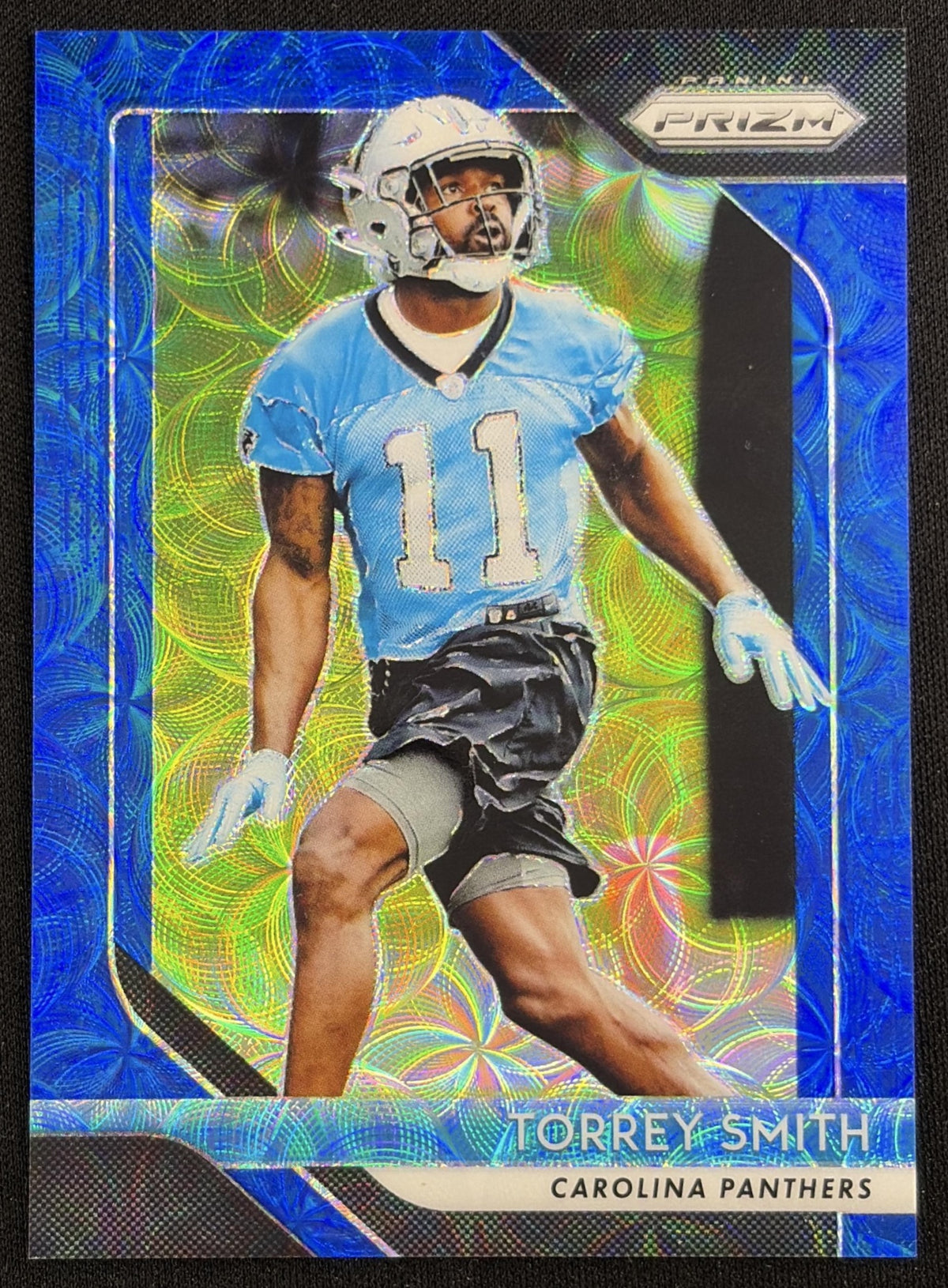 Torrey Smith 2018 Panini Prizm Blue Scope /99 Panthers