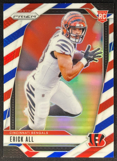 Erick All 2024 Prizm Red White and Blue Rookie Bengals Non-Sport