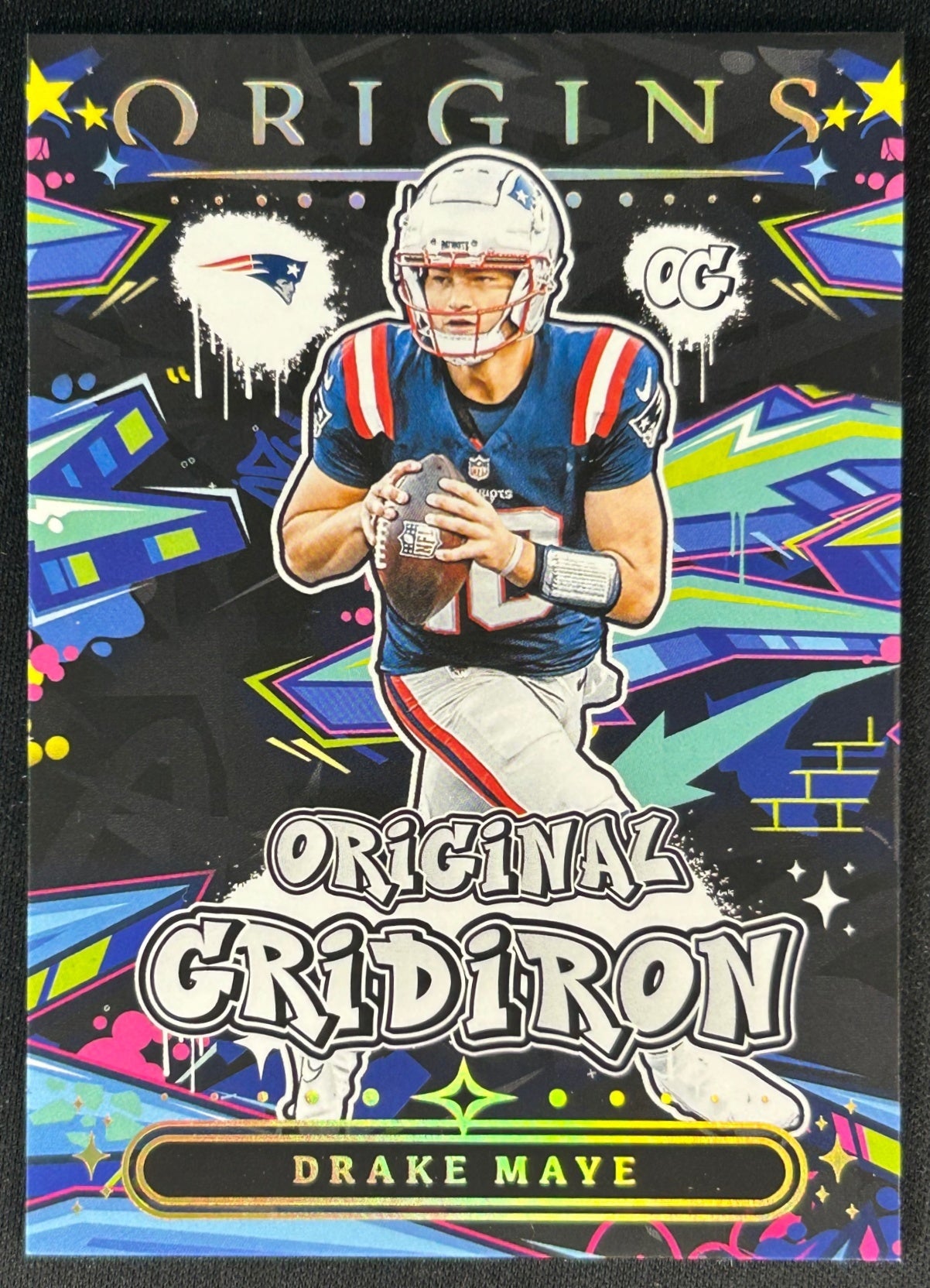 Drake Maye 2025 Origins Original Gridiron Patriots Sports Trading Cards