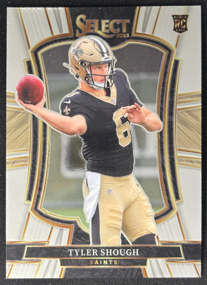 Tyler Shough 2025 Select Premier Level Saints Sports Trading Card