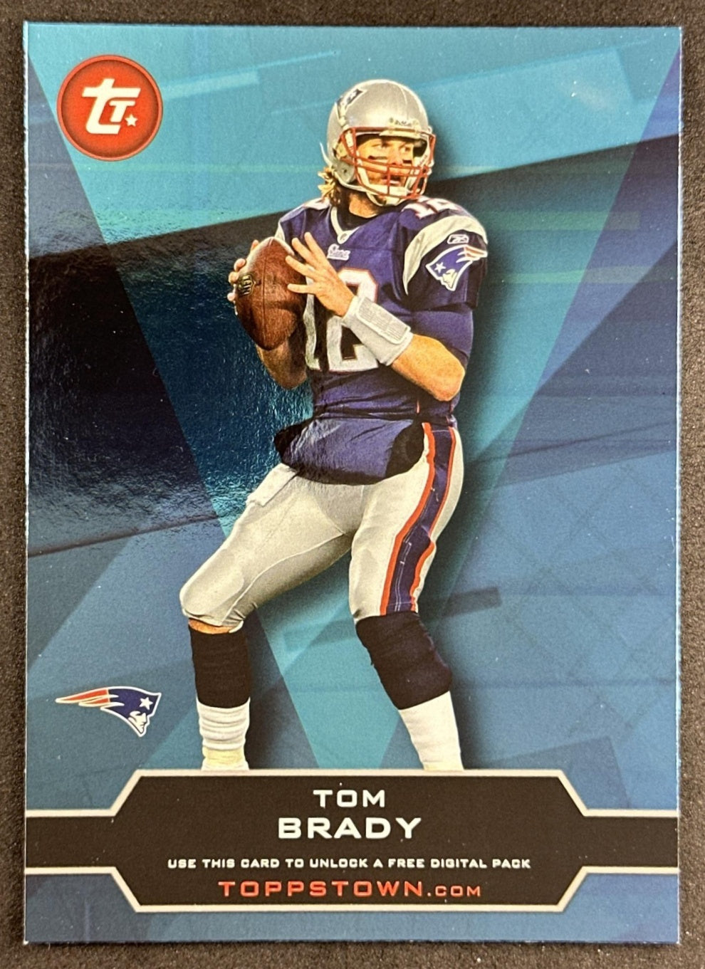 Tom Brady 2011 Topps ToppsTown Patriots Front