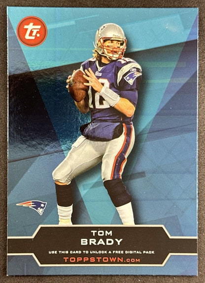 Tom Brady 2011 Topps ToppsTown Patriots Front