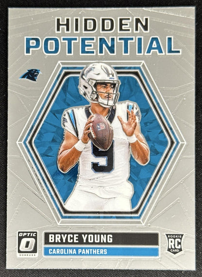 Bryce Young 2023 Panini Donruss Optic Hidden Potential Panthers