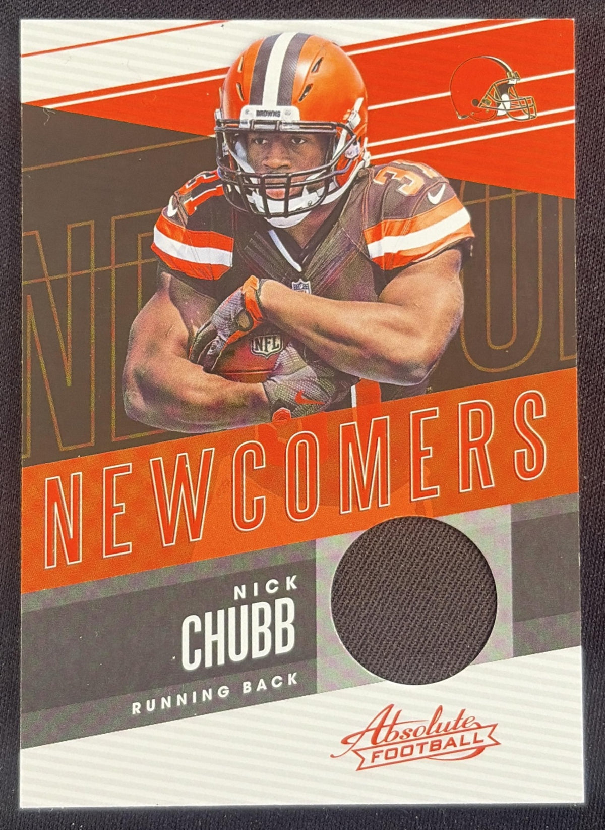 Nick Chubb 2018 Panini Absolute Newcomers Browns