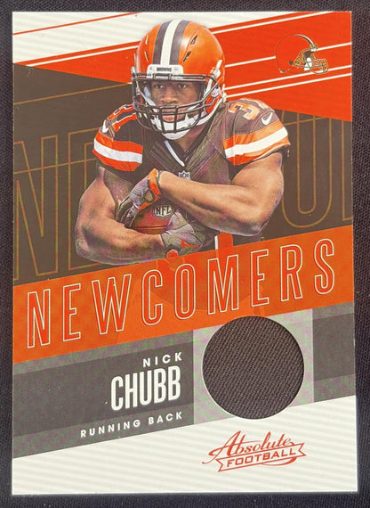 Nick Chubb 2018 Panini Absolute Newcomers Browns
