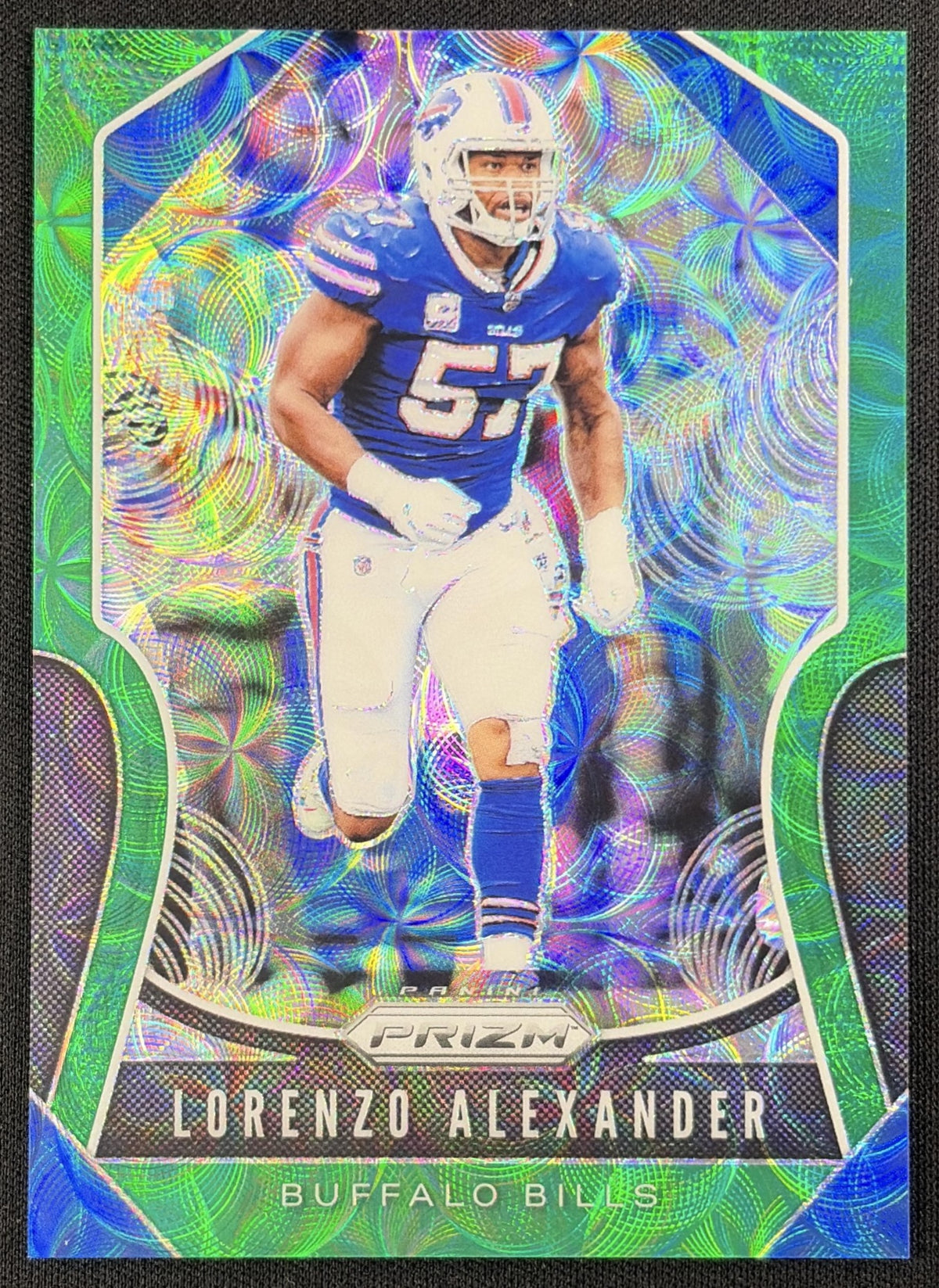 Lorenzo Alexander 2019 Panini Prizm Green Scope /75 Bills