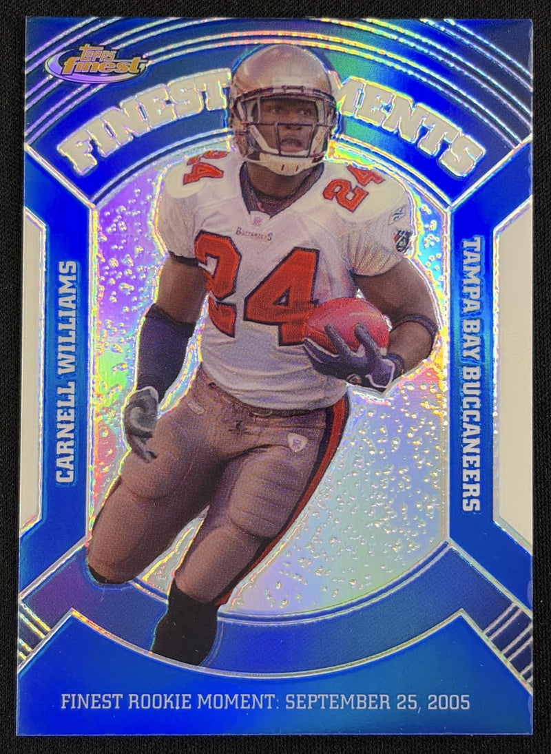 Carnell Williams 2007 Topps Finest Moments /299 Buccaneers