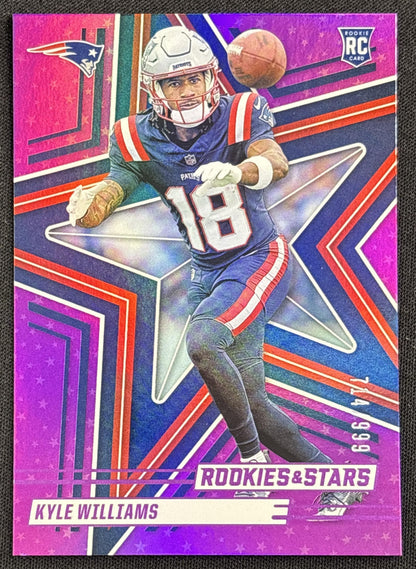 Kyle Williams 2025 Panini Rookies & Stars Purple /999 Patriots New England Patriots
