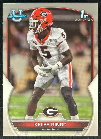 Kelee Ringo 2022 Bowman University Chrome Eagles Sports Trading Cards