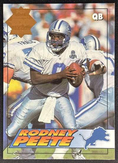 Rodney Peete 1994 Collector's Edge Lions front