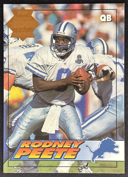 Rodney Peete 1994 Collector's Edge Lions front