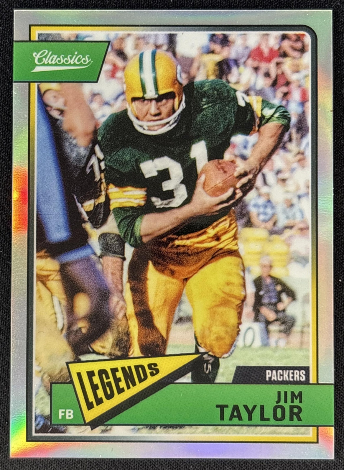 Jim Taylor 2018 Panini Classics Premium Edition Red Back /175 Packers Sports Trading Cards
