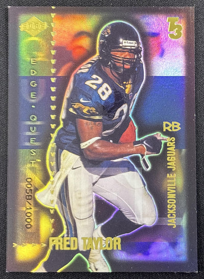 Fred Taylor 2000 Collector's Edge T3 Quest /1000 Jaguars Sports Trading Card