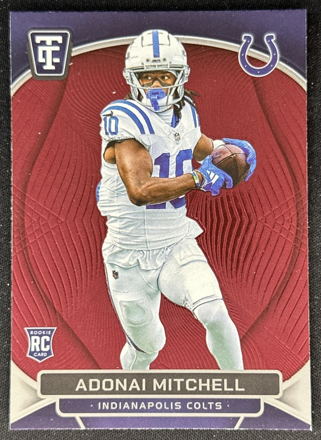 Adonai Mitchell 2024 Panini Totally Certified Red Colts front