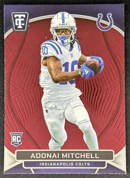 Adonai Mitchell 2024 Panini Totally Certified Red Colts front