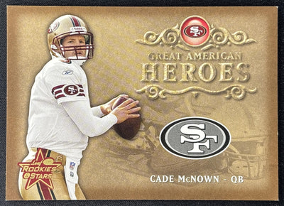 Cade McNown 2002 Leaf Rookies & Stars Great American Heroes /2000 49ers front