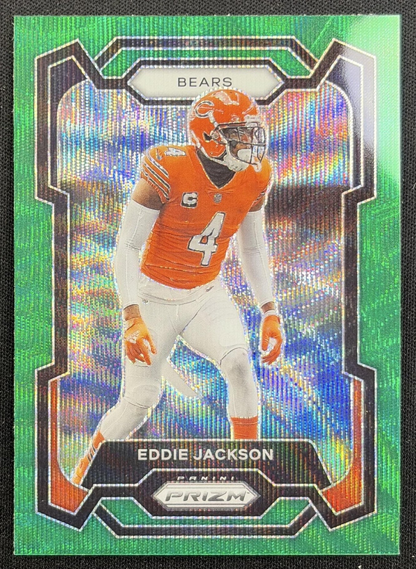 Eddie Jackson 2023 Panini Prizm Green Wave Bears